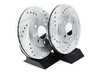 ES#3155075 - EBR251XPR - Front Cross-Drilled and Slotted Evolution Rotors - Pair (256x20) - Zinc coated performance rotors - Power Stop - Volkswagen