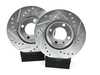 ES#3155075 - EBR251XPR - Front Cross-Drilled and Slotted Evolution Rotors - Pair (256x20) - Zinc coated performance rotors - Power Stop - Volkswagen