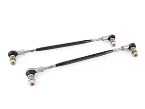 Front Adjustable Sway Bar Links - Black