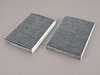 ES#3676731 - 64119366401 - Cabin Air Filter Set - Activated Charcoal - Clean up the air coming into your cabin. - Hengst - BMW
