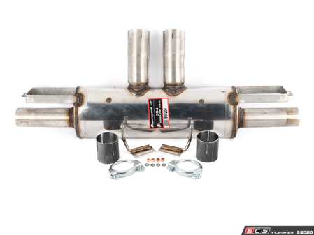 ES#3057229 - 989204 - Rear Muffler  - 100% handcrafted in Italy. Stainless steel construction. Legendary sound - Supersprint - BMW