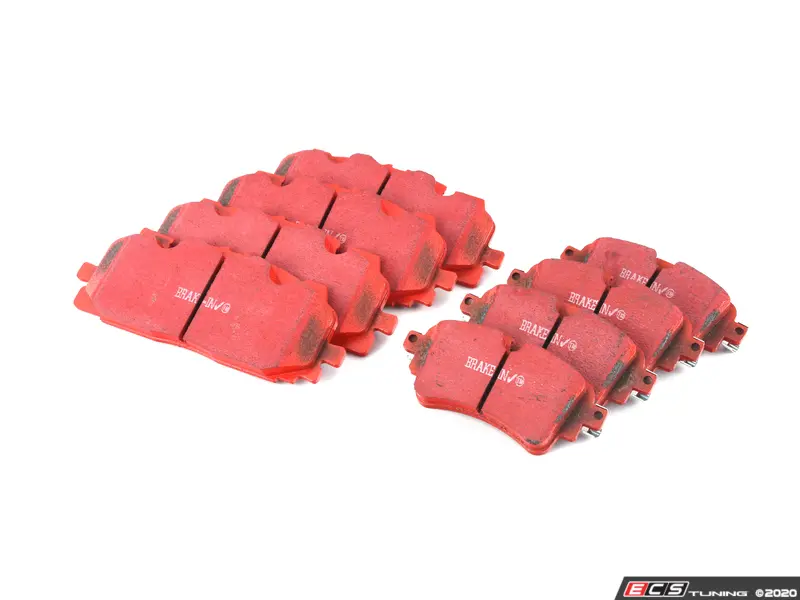 EBC® DP31513/3C Front Redstuff Ceramic Low Dust Aramid Fiber Ceramic Brake Pad Set - View #6