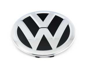 ES#3182722 - 7N0853600AFOD - VW Emblem - Chrome VW symbol mounted in the center of the radiator grille - Genuine Volkswagen Audi - Volkswagen