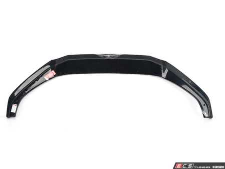 ES#3623965 - AU-A4B9SLINEFD1G - Front Splitter V.1 - Gloss Black  - Transform the look of your vehicle - Maxton Design - Audi