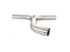 ES#3612818 - 026147ecs01-02KT - MK6 GTI Muffler Delete Kit - With 4.0" Chrome Tips - Add an aggressive exhaust note to your VW MK6 GTI's stock exhaust system - ECS - Volkswagen