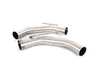 ES#3612818 - 026147ecs01-02KT - MK6 GTI Muffler Delete Kit - With 4.0" Chrome Tips - Add an aggressive exhaust note to your VW MK6 GTI's stock exhaust system - ECS - Volkswagen