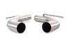 ES#3612818 - 026147ecs01-02KT - MK6 GTI Muffler Delete Kit - With 4.0" Chrome Tips - Add an aggressive exhaust note to your VW MK6 GTI's stock exhaust system - ECS - Volkswagen
