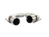 ES#3612818 - 026147ecs01-02KT - MK6 GTI Muffler Delete Kit - With 4.0" Chrome Tips - Add an aggressive exhaust note to your VW MK6 GTI's stock exhaust system - ECS - Volkswagen