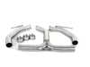 ES#3675377 - 026147ECS01-01KT - MK6 GTI Muffler Delete Kit - With 4.0" Black Chrome Tips - Add an aggressive exhaust note to your VW MK6 GTI's stock exhaust system - ECS - Volkswagen