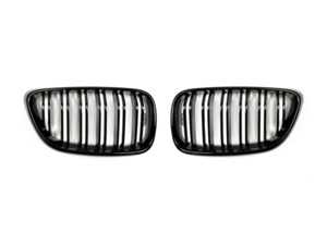 ES#4147168 - BM-0172-DS-GB - Blackout Dual-Slot Grille Set - Gloss Black - Add style and individuality to your BMW in minutes! - ECS - BMW