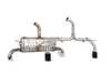 ES#3675377 - 026147ECS01-01KT - MK6 GTI Muffler Delete Kit - With 4.0" Black Chrome Tips - Add an aggressive exhaust note to your VW MK6 GTI's stock exhaust system - ECS - Volkswagen