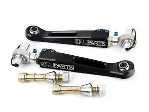 ES#3551413 - SPLFLCARE9X - Titanium Series Adjustable Front Lower Control Arms - Race - Adjust roll center, camber, and track width adjustment. Race version does not include headlight adjusting rod. Made in the USA! - SPL Parts - BMW