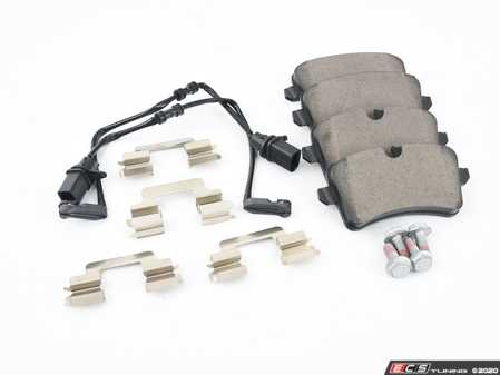 ES#4141612 - 4G0698451A - Premium Ceramic OE Equivalent Pad - Rear - Brembo NAO Ceramic pads are designed to deliver improved comfort and reduced pad wear - Brembo - Audi Porsche