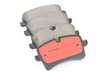 ES#4141612 - 4G0698451A - Premium Ceramic OE Equivalent Pad - Rear - Brembo NAO Ceramic pads are designed to deliver improved comfort and reduced pad wear - Brembo - Audi Porsche
