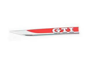 ES#3423691 - 5G0853688ASJZQ - GTI Fender Emblem - Left - GTI emblem from the MK7 - Genuine Volkswagen Audi - Volkswagen