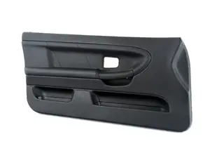 E36 Door Trim Panel - Front Left - Black