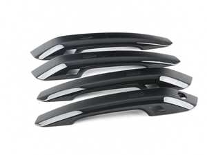 ES#3680465 - ZAW071600HDSP - Black Optic Exterior Door Handle Kit - Set of 4 - B9 A4/S4 - Factory OEM Genuine Audi Black Optic exterior door handle kit. Finished in high-gloss black to deliver an aggressive, competition-inspired monochrome aesthetic. - Genuine Volkswagen Audi - Audi
