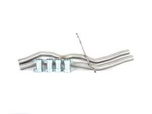 ES#4212721 - 006186la01 - Audi B8 Q5 / SQ5 3.0T Center X-Pipe - Eliminate the center resonator on your OE system for a more aggressive exhaust note - ECS - Audi