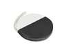 ES#3610162 - 80212460853 - MINI Round Color Block Pouch - Black/White - Handy pouch to carry things on the go - Genuine MINI - MINI