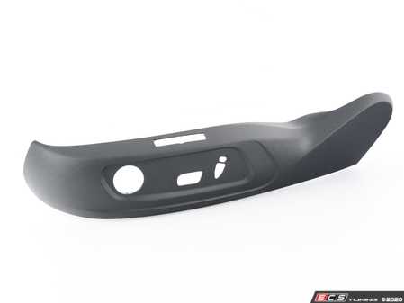 ES#347714 - 3C8881313B9B9 - Front Seat Trim Panel - Satin Black - Left - Genuine Volkswagen Audi - Volkswagen
