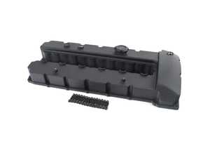ES#4000975 - VTTN54CASTVC-1-1 - VTT Modular Cast Aluminum CNC Valve Cover Kit - Black - Whether your valve cover is cracked or just plain stock and ugly, Vargas has the answer with these gorgeous cast covers. - Vargas Turbo Technologies - BMW