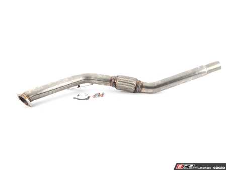 ES#3175326 - 251237R - 2.5" Downpipe  - T-304 stainless steel turbo downpipe with reduced 55mm exit - Techtonics Tuning - Volkswagen