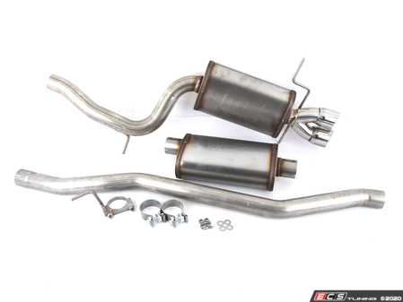 ES#3175521 - 252561TM - Cat-Back Exhaust System  - 2.5" T-304 Stainless Steel exhaust system with dual tip Magnaflow muffler - Techtonics Tuning - Audi