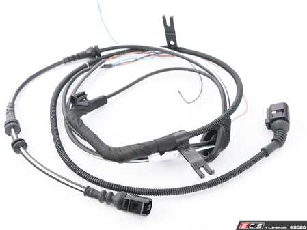 ES#1848244 - 3C0927904AE - Rear ABS Sensor Wiring Harness - Left - Relays ABS sensor readings - Genuine Volkswagen Audi - Volkswagen