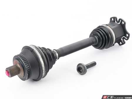 ES#4147165 - 8E0407272BC - Front Axle Assembly - Right - Complete driveshaft with CV joints; ready for installation - GKN Drivetech - Audi