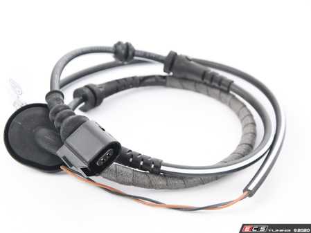 ES#1848242 - 3C0927904AC - Rear ABS Sensor Wiring Harness - Right - Wiring for the passenger's side rear wheel speed sensor - Genuine Volkswagen Audi - Volkswagen