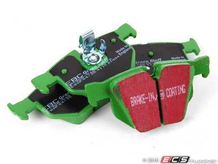ES#519849 - DP21494 - GreenStuff Performance Brake Pads - Rear Brake Pad Set - Designed as a mildly upgraded pad, great for an afternoon of sporty driving - EBC - BMW