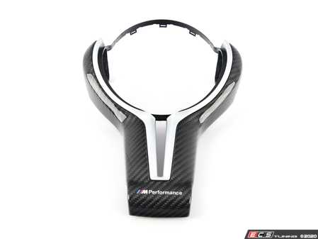 ES#3250988 - 32302347841 - Steering Wheel Cover - Carbon - Genuine BMW - BMW