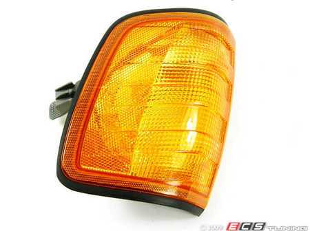 ES#252643 - 1248260243 - Front Turn Signal Housing - Left (Driver) Side - Amber Housing only - Does not include bulb or bulb socket - Magneti Marelli - Mercedes Benz