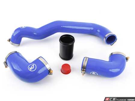 ES#3690922 - 56-330303 - High Flow Hot Side & Cold Side Pipes - Blue - Upgraded Silicone hoses for the intercooler - M7 Speed - MINI