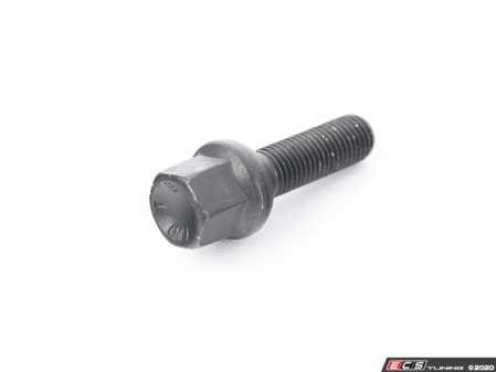 ES#4147707 - 1253502SW - Black Mercedes Ball Seat Wheel Bolt - Priced Each - 12x1.5x35mm - H&R - Volkswagen Mercedes Benz