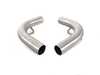 ES#3579180 - 023245ECS01-02KT - MK7 GTI Muffler Delete Kit - With 4.0" Chrome Tips - Add an aggressive exhaust note to your VW MK7 GTI's stock exhaust system - ECS - Volkswagen