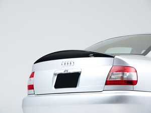 ES#4159609 - 007721LA01 - Audi B5 S4/A4 Trunk Spoiler - Gloss Black - Add some aggressive styling to your Audi! - ECS - Audi