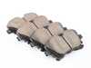 ES#4212788 - EUR1018A - Rear Euro Ceramic Brake Pad Set - For those looking for a low dust replacement brake pad - Akebono - Audi