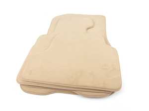 ES#4165061 - 51477426297 - Set of floor mats VeloursVeneto Beige - Protect your carpet - Genuine BMW - BMW