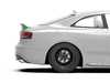 ES#4213102 - Ducka5 - Ducktail Spoiler - Stick-on spoiler that requires no drilling! Can be blended with trunk lid if desired. - Clinched - Audi