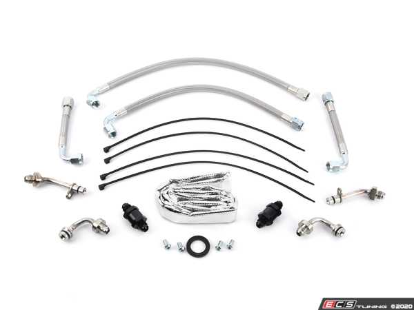 JH Motorsports - JHM-079115175G - Stainless Braided Turbo Oil Line