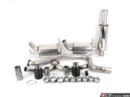 ES#4159392 - SSXVW612 - 3" Cat-Back Exhaust System - Resonated - Get that Exhaust tone you've been looking for! Features 3" construction with 4" Carbon "Jet 100" style tips. - Milltek Sport - Volkswagen
