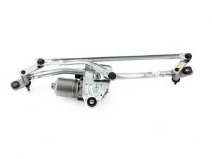 ES#394108 - 4F1955023K - Windshield Wiper Bracket With Motor - Located under the rain tray - Genuine Volkswagen Audi - Audi