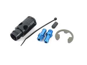 ES#4165029 - N5455VACADAP-DB - VTT Billet N54/N55 Vacuum/Boost Adapter - Dual Barb Kit - The Vacuum Boost Adapter from Vargas Turbos Tehcnologies is an easy way to get a boost source with out having to make irreversible changes to your intake manifold! - Vargas Turbo Technologies - BMW