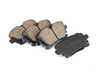 ES#4212788 - EUR1018A - Rear Euro Ceramic Brake Pad Set - For those looking for a low dust replacement brake pad - Akebono - Audi
