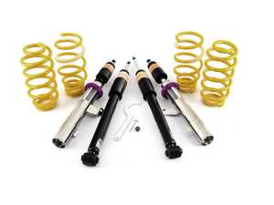 ES#3979113 - 102800BB - KW V1 Series Coilover Kit - Fixed Dampening - Variant 1 coilovers offer the best balance between sporty driving and comfort - KW Suspension - Volkswagen