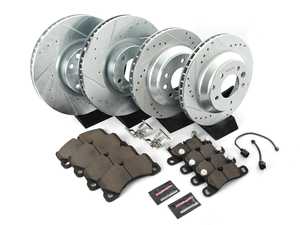 ES#4745706 - K8516 - Front & Rear Brake Service Kit Z23 Evolution Sport Brake Kit  - Proven performance with minimal dust - Power Stop - Porsche