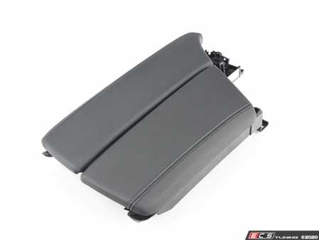 ES#2080149 - 51169216865 - Armrest Leather - Front Middle, Black - Genuine BMW - BMW