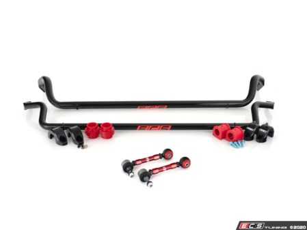 ES#4213431 - 022846ecs01kt2 - Audi B8/B8.5 A4 And S4 Front And Rear Adjustable Sway Bar Kit - Reduce body roll and increase cornering speed - ECS - Audi