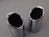 ES#450250 - 8K0071761 - Chrome Exhaust Tips - Set Of Two - Add some style to your factory exhaust with these 65MM chrome exhaust tips - Genuine Volkswagen Audi - Audi